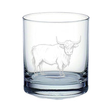Load image into Gallery viewer, Rocks Glass - Highland Cow - Double Old Fashioned