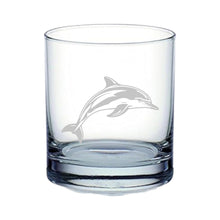 Load image into Gallery viewer, Rocks Glass - Dolphin - Double Old Fashioned