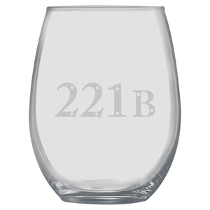 15oz Stemless Wine Glass -  221b