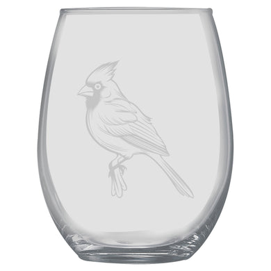 15oz Stemless Wine Glass -  Cardinal