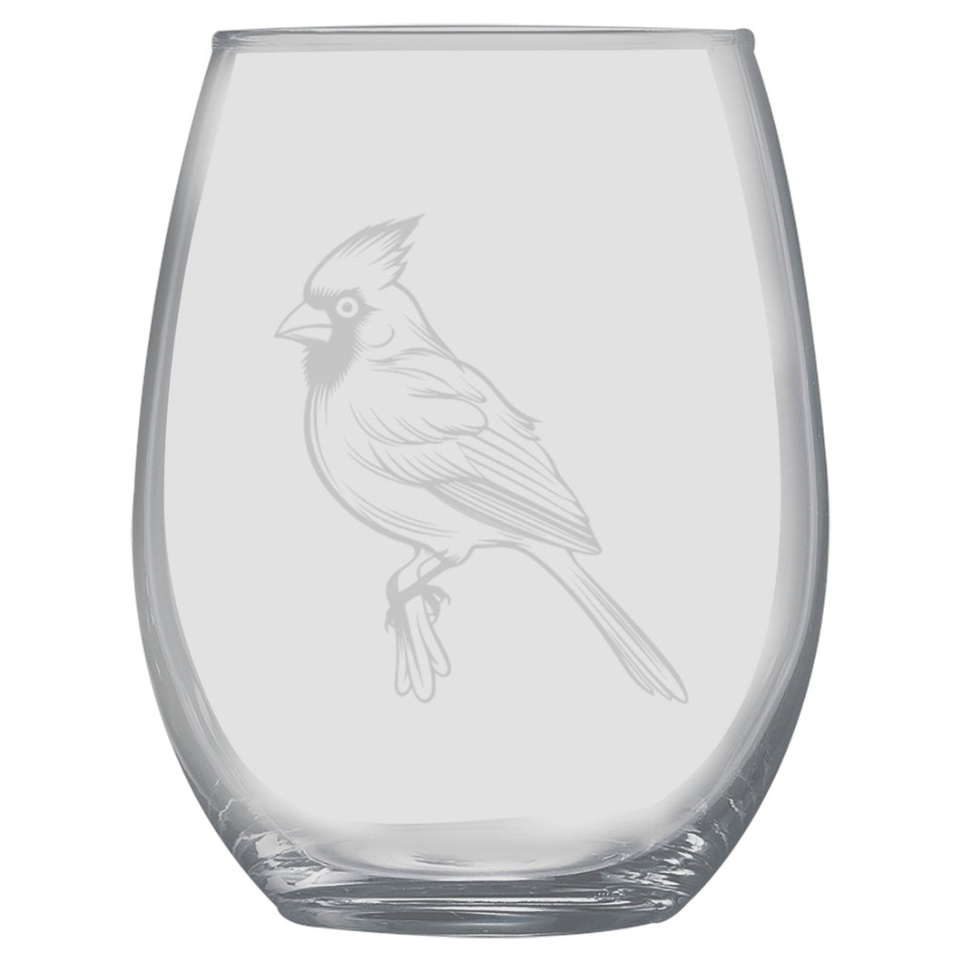 15oz Stemless Wine Glass -  Cardinal