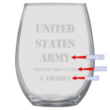 Load image into Gallery viewer, UNITED STATES MILITARY GIFT ITEMS - PERSONALIZED - CUSTOM