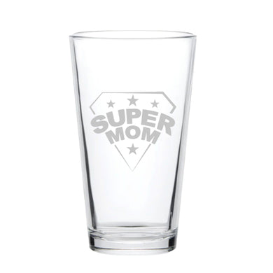 16oz Beer Mug - Super Mom