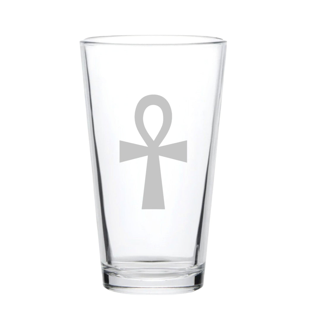 16oz Beer Mug - Key of Life Ankh