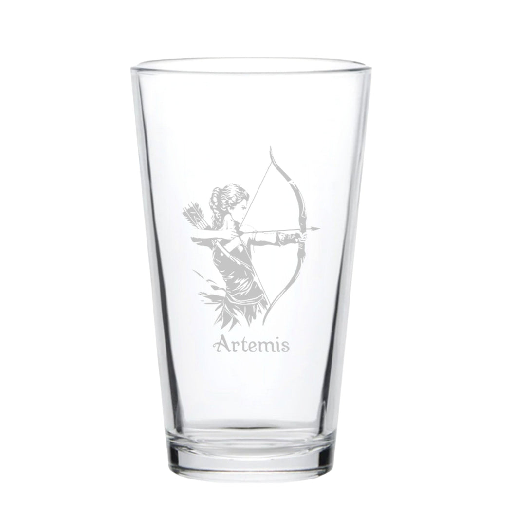 16oz Beer Mug - Artemis Goddess of the Hunt