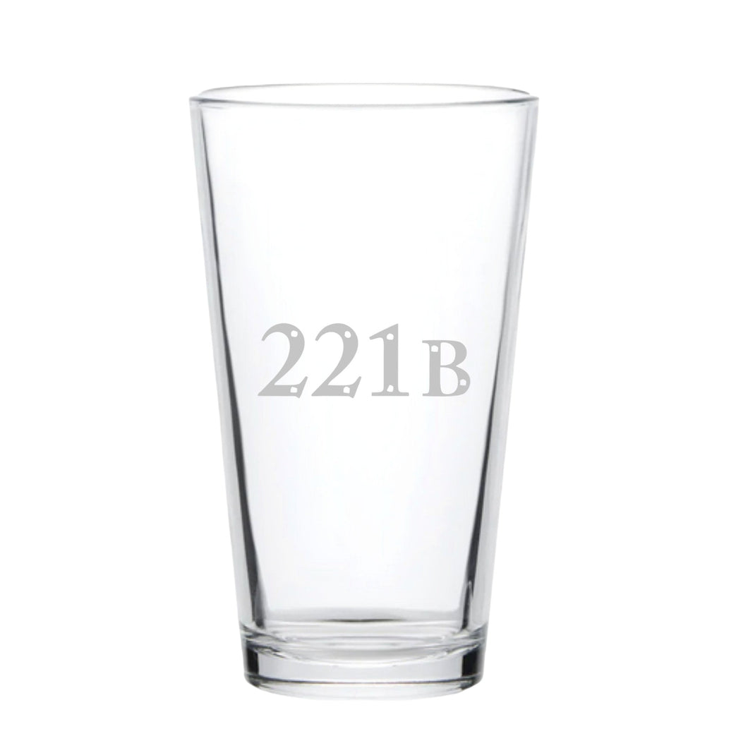 16oz Beer Mug - 221b