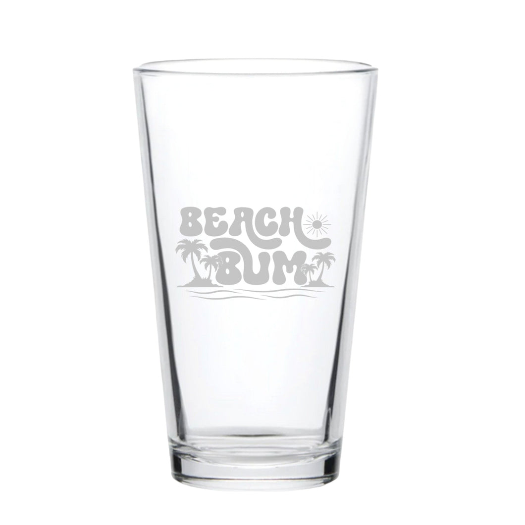 16oz Beer Mug - Beach Bum