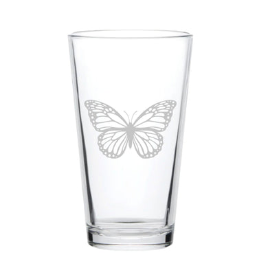 16oz Beer Mug - Butterfly