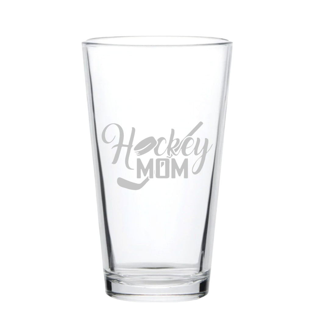 16oz Beer Mug - Hockey Mom