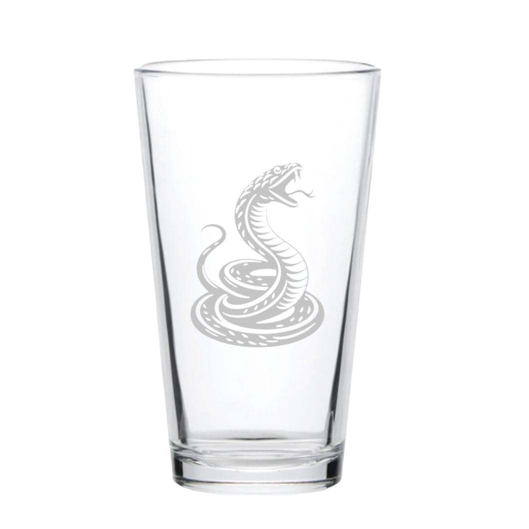 16oz Beer Mug - Coiled Snake