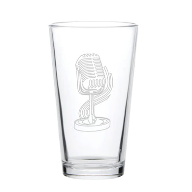 16oz Beer Mug - Microphone