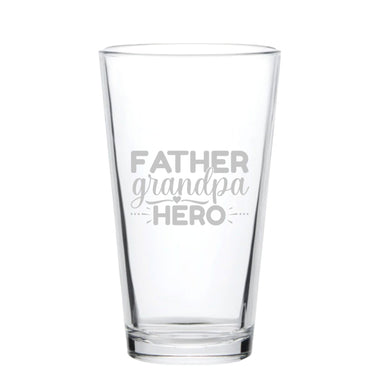 16oz Beer Mug - Father Grandpa Hero