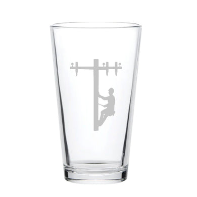 16oz Beer Mug - Lineman