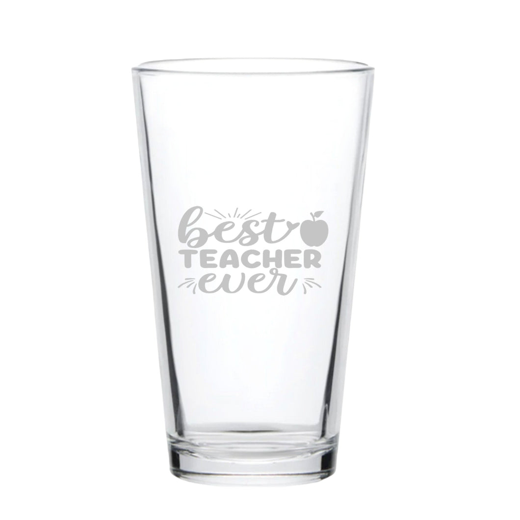 16oz Beer Mug - Best Teacher Ever