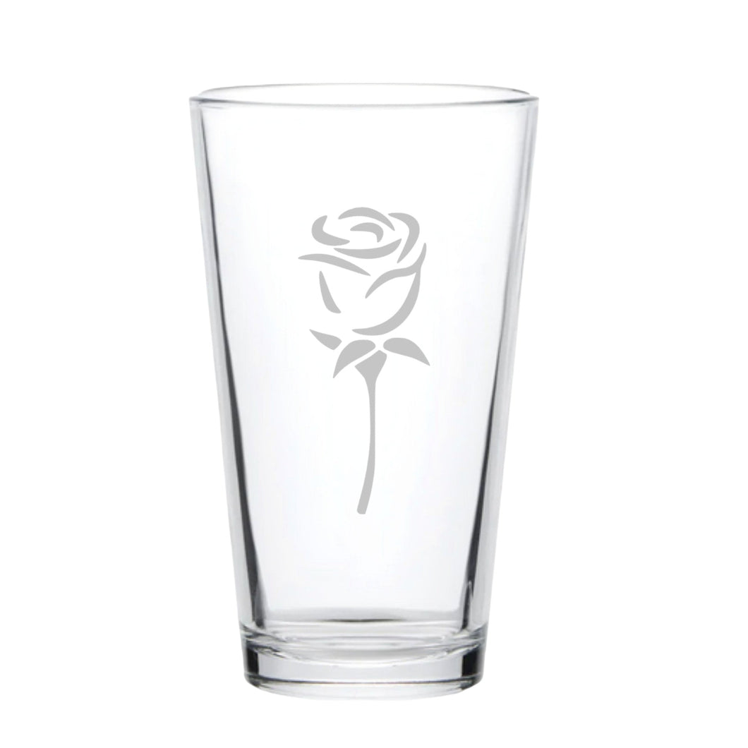 16oz Beer Mug - Rose