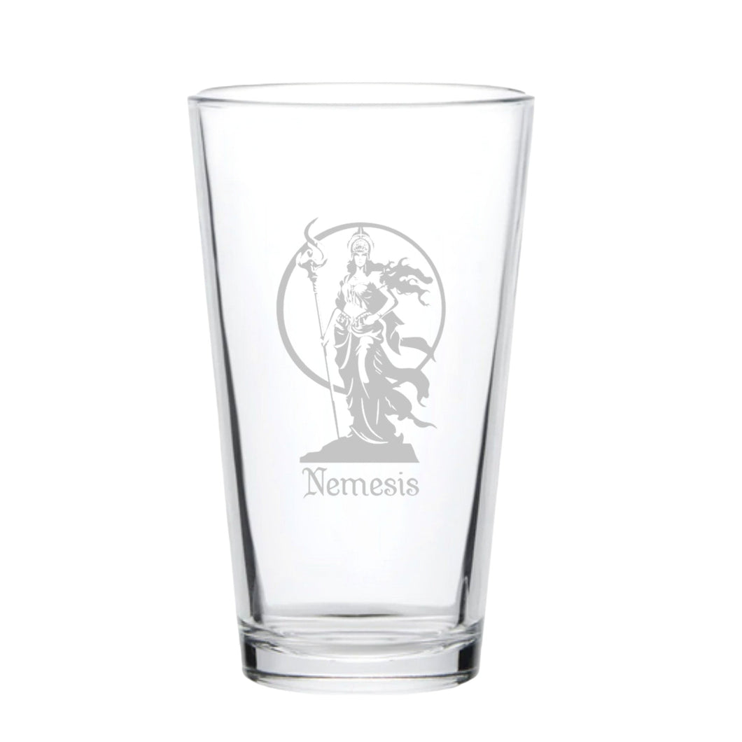 16oz Beer Mug - Nemesis Goddess of Revenge
