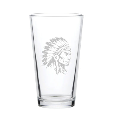 16oz Beer Mug - Indian Chief