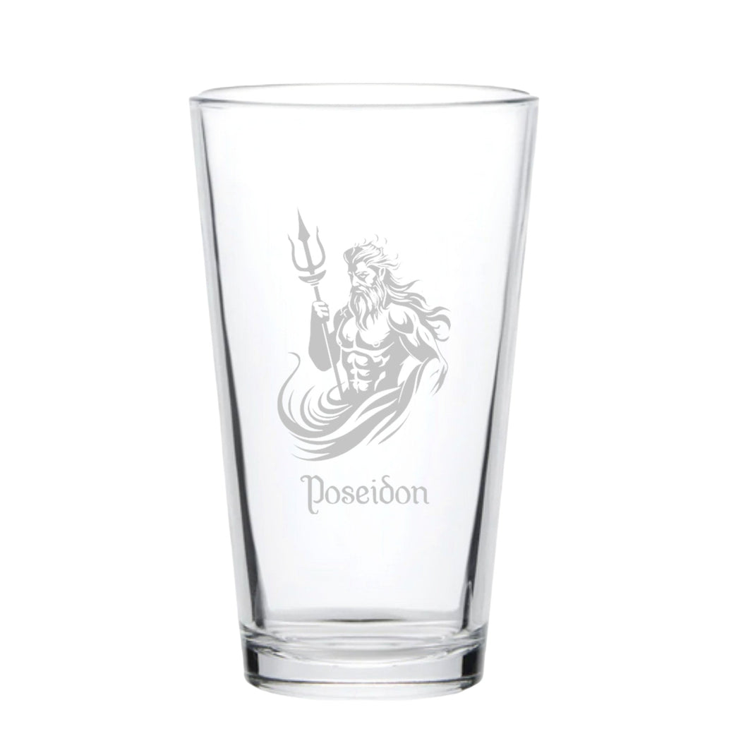 16oz Beer Mug - Poseidon God of the Sea