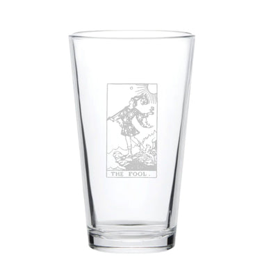 16oz Beer Mug - The Fool Tarot Card