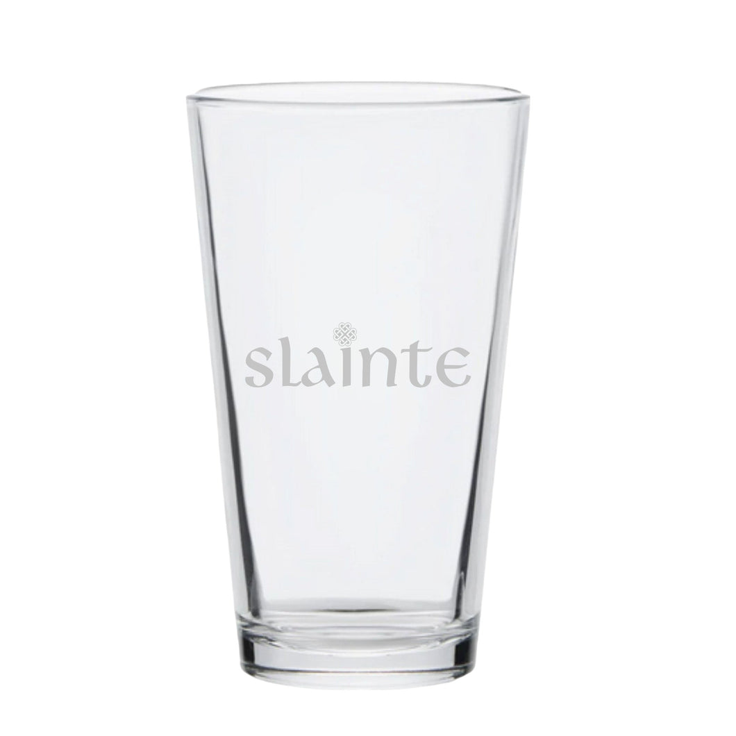 16oz Beer Mug - Slainte - Irish Cheers