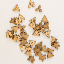Load image into Gallery viewer, Crafts - 20 Sided Dice - Art Kit - RAW Wood 1.5"x1.5"