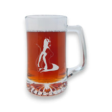 Load image into Gallery viewer, 25oz Beer mug with handle - Sexy Demon Succubus