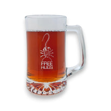Load image into Gallery viewer, 25oz Beer mug with handle - Free Hugs