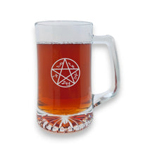 Load image into Gallery viewer, 25oz Beer mug with handle - Demon Trap