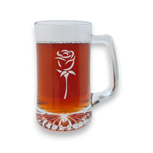 Load image into Gallery viewer, 25oz Beer mug with handle - Rose