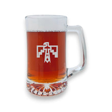 Load image into Gallery viewer, 25oz Beer mug with handle - Thunderbird native american