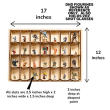 Load image into Gallery viewer, 28 Slot Miniature Display Kit for Collectibles (Assembly Required)
