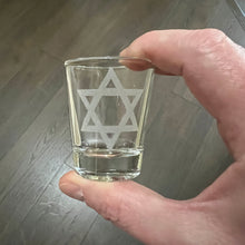 Load image into Gallery viewer, 2oz Star of David Shotglass