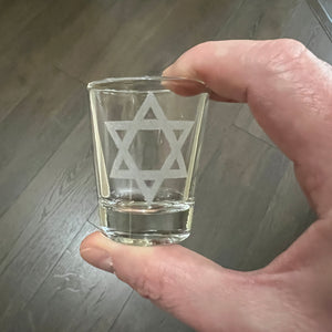 2oz Star of David Shotglass