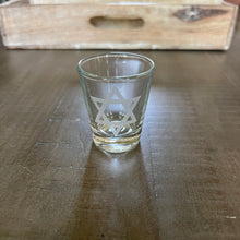 Load image into Gallery viewer, 2oz Star of David Shotglass