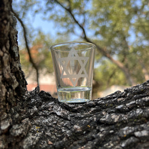 2oz Star of David Shotglass