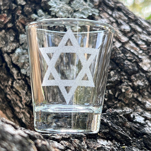 2oz Star of David Shotglass