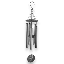 Load image into Gallery viewer, Wind Chime - PERSONALIZED - Highland Cow - Black powder coated