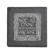 Load image into Gallery viewer, Coaster - Slate - Fantasy Quotes - SET OF 6