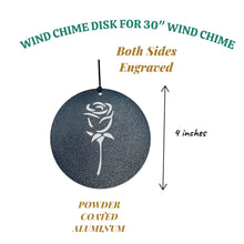 Load image into Gallery viewer, Wind Chime - Rose - powder coated