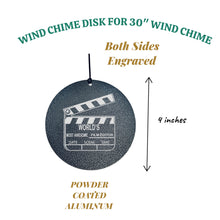 Load image into Gallery viewer, Wind Chime - Worlds most awesome film editor - Black powder coated