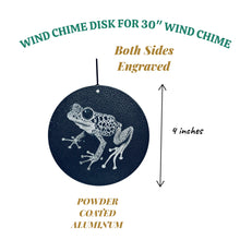 Load image into Gallery viewer, Wind Chime - Poison Dart Frog  - Black powder coated