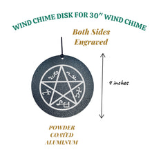 Load image into Gallery viewer, Wind Chime - Fan Art - Anti Possession Demon Trap  - Black powder coated