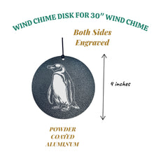 Load image into Gallery viewer, Wind Chime - Penguin - Black powder coated