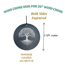 Load image into Gallery viewer, Wind Chime - Celtic Tree of Life - Black powder coated