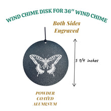 Load image into Gallery viewer, Wind Chime - Butterfly - Black powder coated