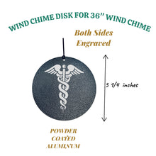 Load image into Gallery viewer, Wind Chime - Pharmaceutical Hermes - Black powder coated