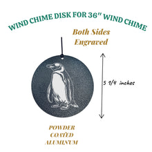 Load image into Gallery viewer, Wind Chime - Penguin - Black powder coated