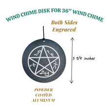 Load image into Gallery viewer, Wind Chime - Fan Art - Anti Possession Demon Trap  - Black powder coated