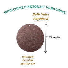 Load image into Gallery viewer, Wind Chime - Rose - PERSONALIZED - powder coated