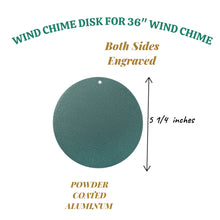 Load image into Gallery viewer, Wind Chime - Rose - powder coated